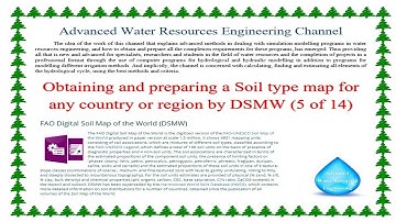 Obtaining and preparing a Soil type map for any country or region by DSMW 5 of 14