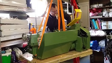 Unpacking lathe Warco WM240B