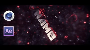 FREE 3D Red Particle SYNC Intro Template! (C4D + AE)