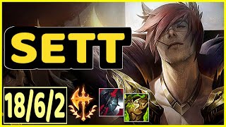 SETT VS SINGED - 18/6/2 KDA TOP GAMEPLAY