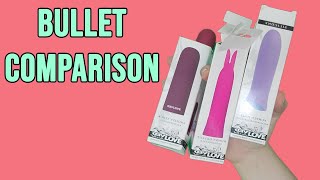 Toy Review - Evolved Novelties Bullet Comparison Purple Haze, Bunny Bullet, and Mighty Thick!