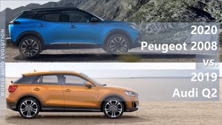 2020 Peugeot 2008 vs 2019 Audi Q2 (technical comparison)