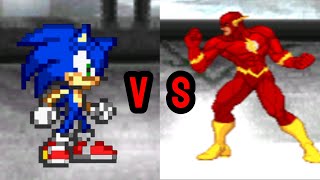 Sonic vs The Flash (Sprite Animation)