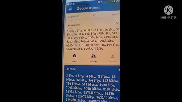 8192 bits 16384 bits 32768 bits 65536 bits 131072 bits 262144 bits 524288 bits 1048576 bits