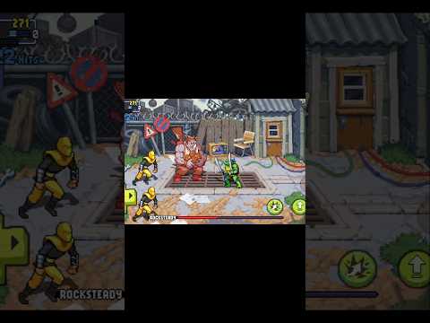 Leonardo vs Rocksteady Boss Fight! 🐢💥 #Shorts