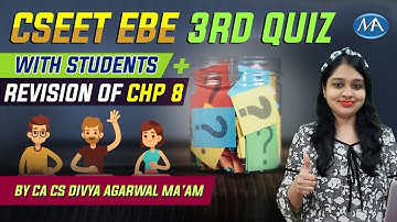 CSEET Economics & Business Environment Free Revision |Jeet Ki Zid | EBE CSEET