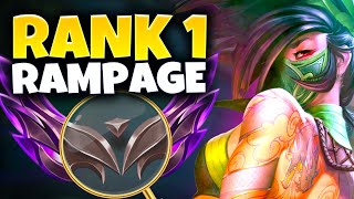 RANK 1 AKALI MAKES MASTER TIER LOOK LIKE IRON 4 (PERFECT GAMES) - League of Legends