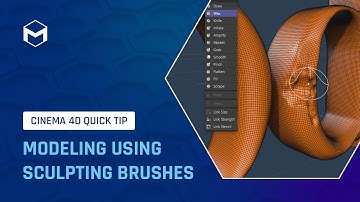 #C4DQuickTip 122: Modeling Using sculpting Brushes in Cinema 4D