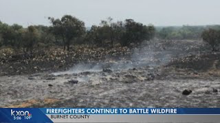Hay bale spontaneously combusts, causing wildfire in Burnet County