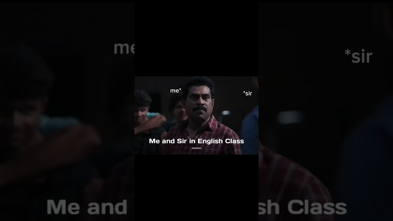 Me and sir in english claws😂