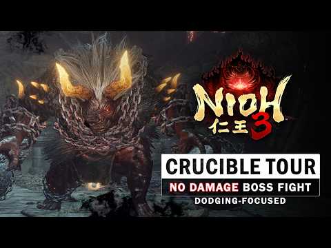 Nioh 3 - Crucible Tour (gozuki & Onryoki) Boss Fight (no Damage)