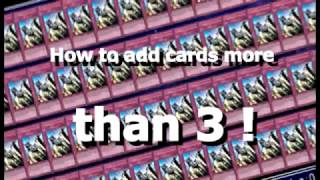 YGOPro Hack : How To Add Card More Than 3 YGOPro Hack : How To Add Card More Than 3