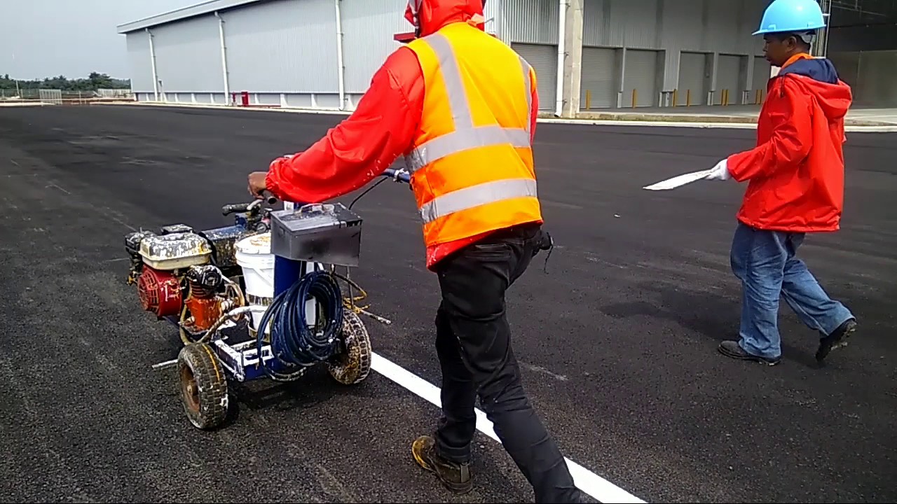 Pengecatan Marka Thermoplastic, Coldplastic, Coldpaint, dan Efoxy. 08119979960 / 085218906090