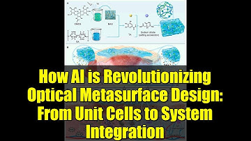 How AI is Revolutionizing Optical Metasurface Design: From Unit Cells to System Integration