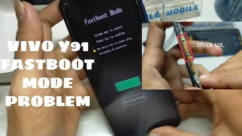 VIVO Y91 STUCK FASTBOOT MODE|| HOW TO FIX