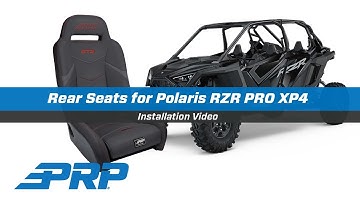 PRP Rear Seats for Polaris RZR PRO XP4 Install Video