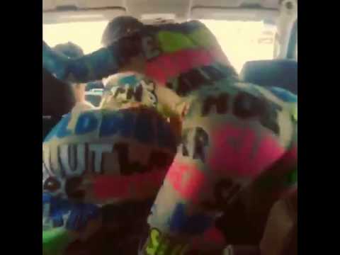 Amber Rose & Blac Chyna twerking in An Uber Cab