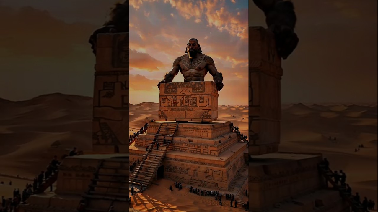 So the guys built Pia Mita, these monsters were also human beings they built the pyramid with them⚰️