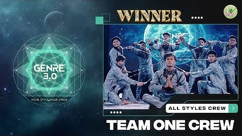ALL STYLES CREW ★WINNER★ - Team One Crew | Genre 3.0 | Dance Competition