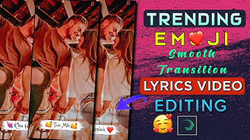 Trending Smooth Emoji Translation Lyrics Video Editing | Emoji Lyrics Status Video Editing