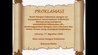 Naskah Proklamasi / Teks Proklamasi Kemerdekaan Bangsa Indonesia #NASKAHPROKLAMASI  #17AGUSTUS #WA