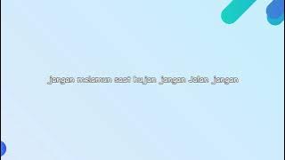 Kunto Aji - Jangan Melamun Saat Hujan (Lyric Video)