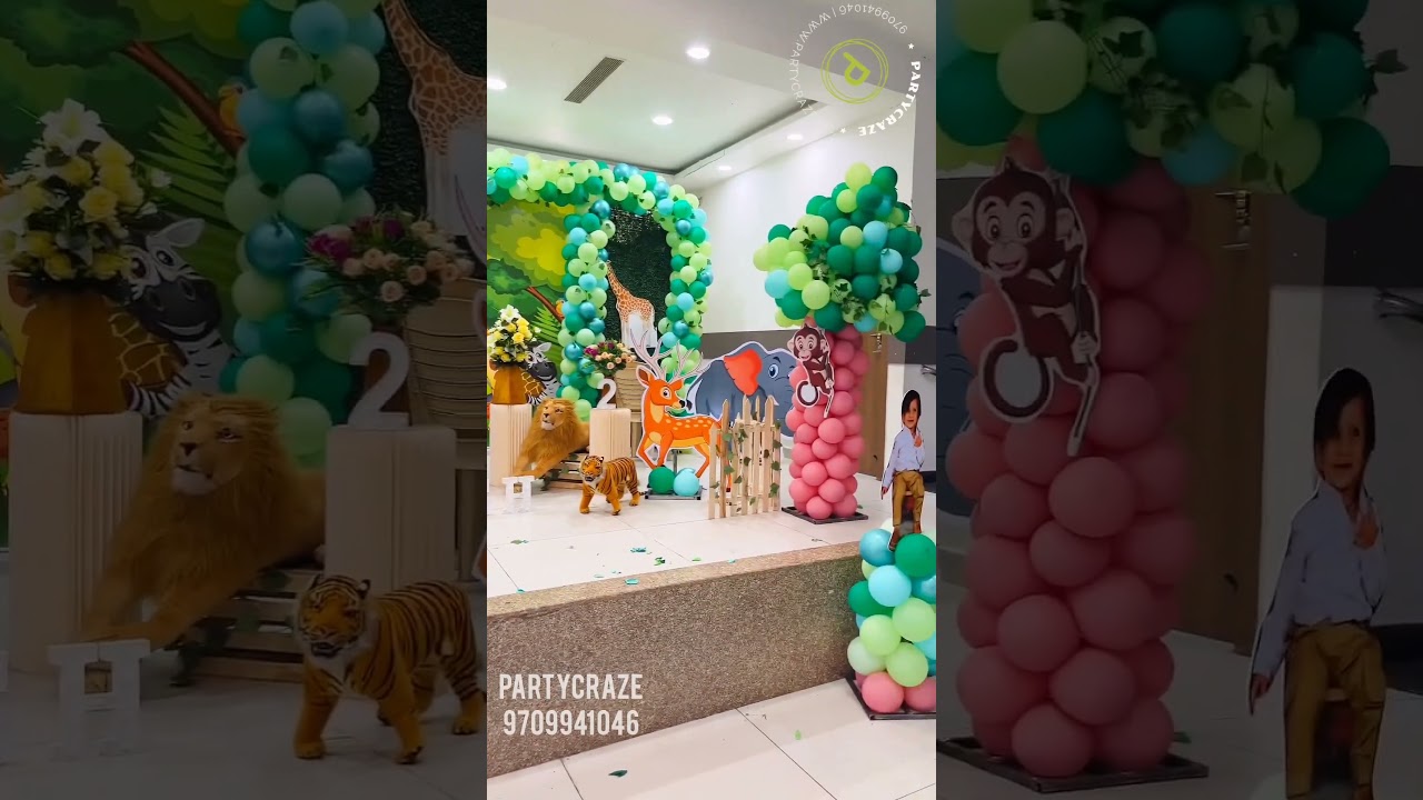 Jungle Theme | Birthday Party Planners in Patna | Birthday Event Planners in Patna 