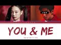 Jennie || You & Me but you are a member (Color Coded Lyrics Karaoke)