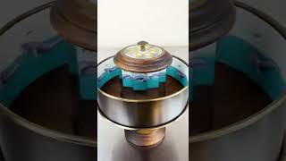 The Praxinoscope, Invented In 1877, Uses A Rotating Drum And Mirrors To Create Moving Pictures