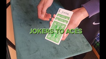 JOKERS TO ACES CARD TRICK TUTORIAL - Advanced