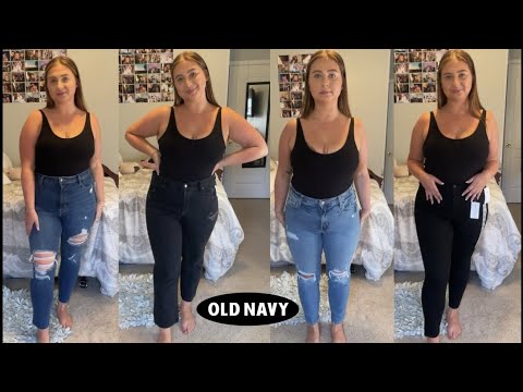 TRYING OLD NAVY'S JEANS (SIZE 14)
