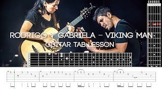 Rodrigo y Gabriela - Viking Man Guitar Lesson tab