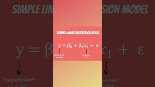 Simple Linear Regression Model #education #tutorial #python #coding #viral #datascience #ai