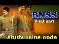 BNSS FINAL PART| CPO SPECIAL TOPIC|BNSS STUDY USING CODE|CPO|WCPO|IRB