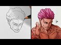 How to draw Kinji Hakari uses Domain Expansion - Jujutsu Kaisen