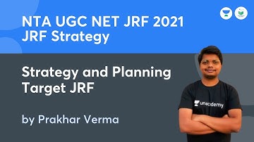 Target JRF | Strategy and Planning | NTA UGC NET JRF 2021 | by Prakhar Verma