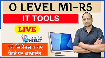 M1-R5.1 IT TOOLS AND NETWORK BASICS || MCQs || O LEVEL || CCC || MS OFFICE || CALC