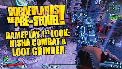 Borderlands: The Pre-Sequel! Gameplay 1st Look - Nisha Combat & Loot Grinder (Release Version)