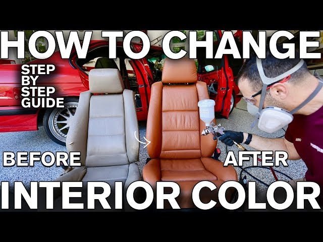 Professional Automotive BMW Leather and Vinyl Dye Kit for Color Changes