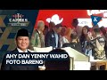 AHY dan Yenny Wahid Foto Bareng Saat Jeda Debat Capres