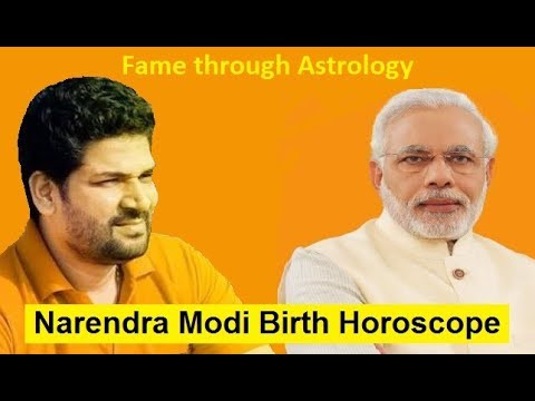 Fame Through Astrology Narendra Modi Horoscope Analysis