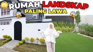 HOUSE TOUR EP 94 : RUMAH ADA 3 RUANG TAMU | LANDSKAP ALA RESORT SERIUS CANTIK !!!