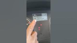 Malfunction engine ctrl.unit MAN