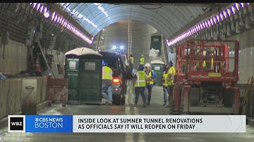 Sumner Tunnel set to reopen after renovations