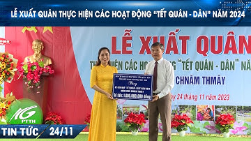 Lễ Xuất quân thực hiện các hoạt động “Tết Quân - Dân” năm 2024  I THKG
