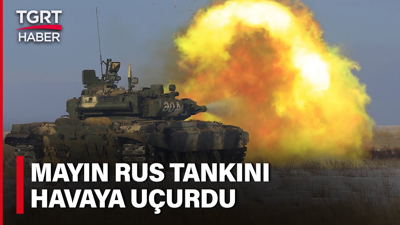 ⁣Sosyal Medyada Gündem Olan Görüntüler: Mayın Rus Tankını Havaya Uçuruyor - TGRT Haber