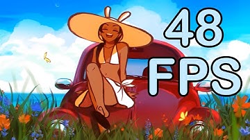 Morena Fan Animated Music Video 48 FPS version (+ 24 FPS Comparison)