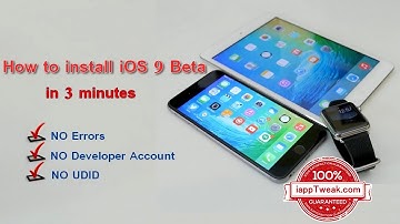 How to install iOS 9 Beta in 3 minutes Without Errors - NO Developer Account / UDID Needed