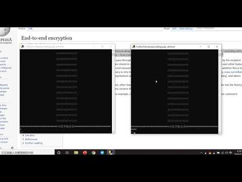 用Python自制的一款端对端加密聊天软件（AES P2P Encrypted chat APP)