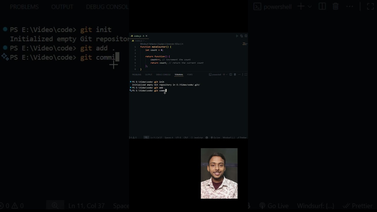 This is how you can also create your first push on GitHub
